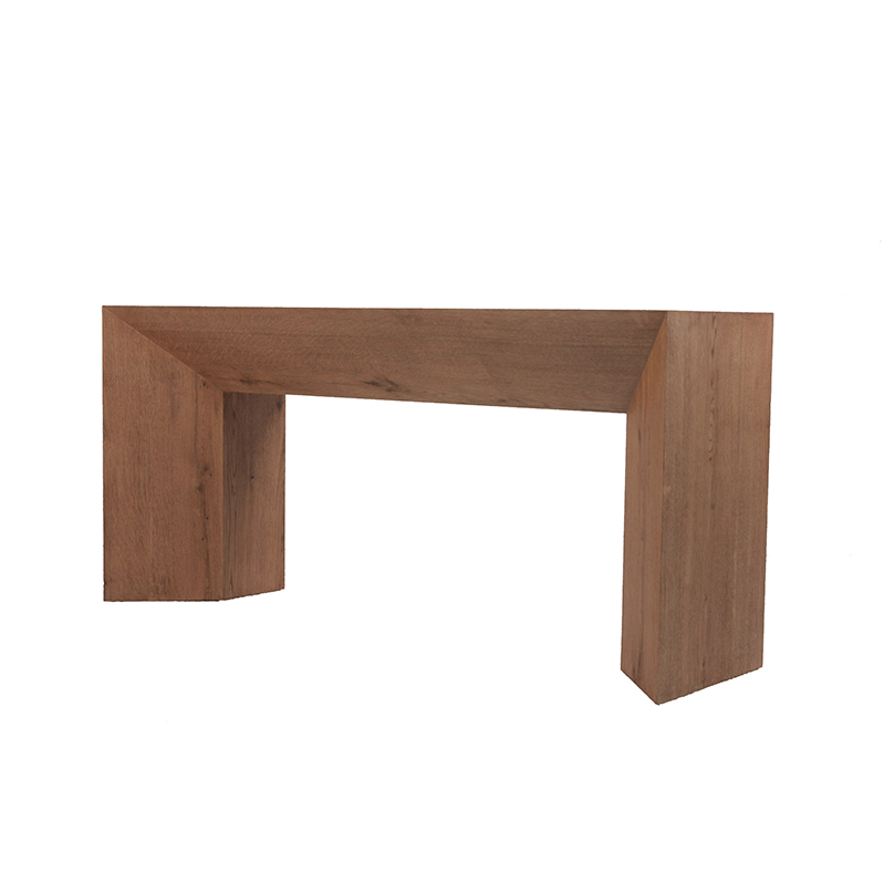 Mesa de console de design simplista de madeira maciça RJT-9701
