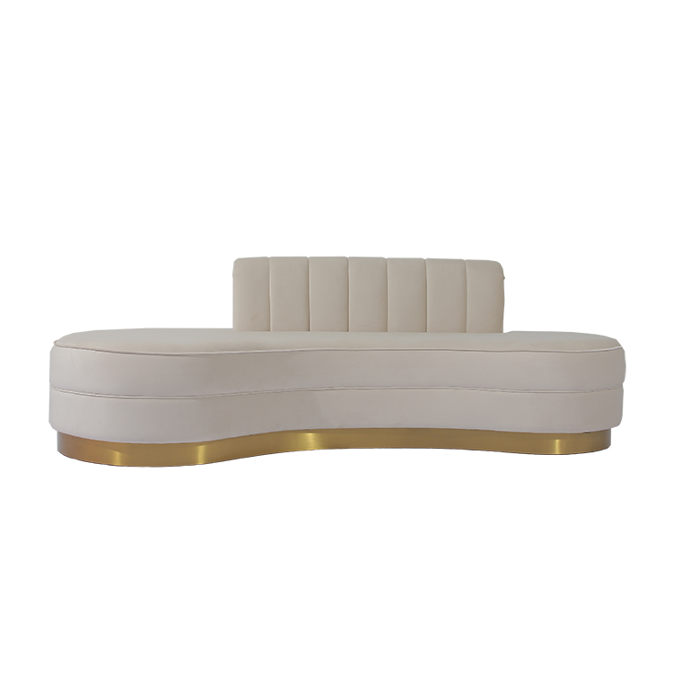 RJC-1329 design reclinável estofado para sala de estar sofá de cor branca resistente a manchas com alta qualidade